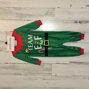 0501 Pajamarama "TEAM ELF" Onesie